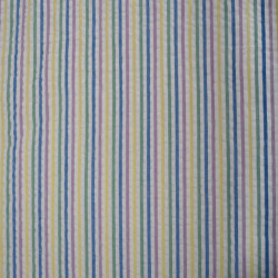 Seersucker JOE Cremeweiß / Grün